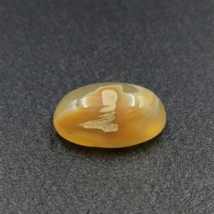 عقيق سليماني مصور طبيعي لوحه ربانية نادرة